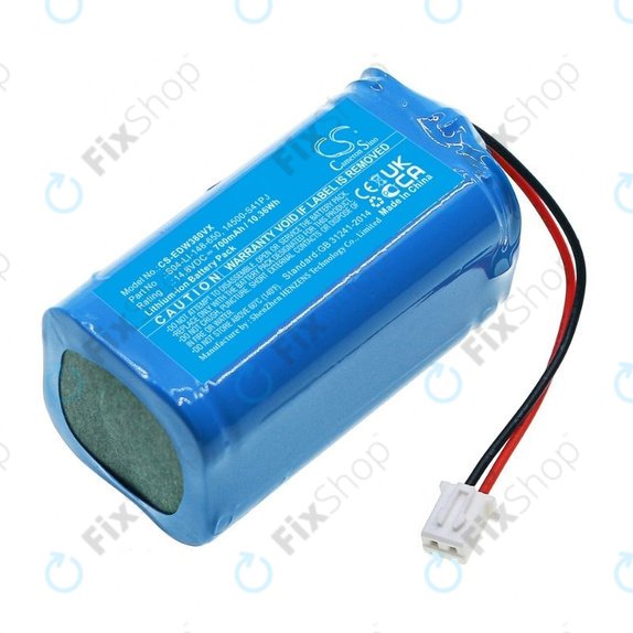 Ecovacs Winbot W-series - Batterie S04-LI-148-650, 14500-S41PJ Li-Ion 14.8V 700mAh HQ