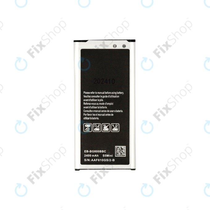 Samsung Galaxy S5 Mini G800F - Batterie EB-BG800BBC 2400mAh