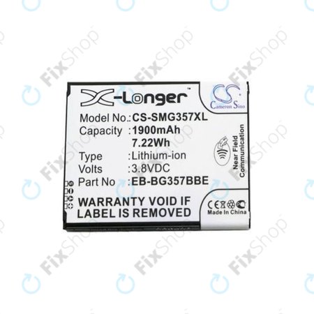 Samsung Galaxy Ace 4 G357FZ - Batterie EB-BG357BBE 1900mAh HQ