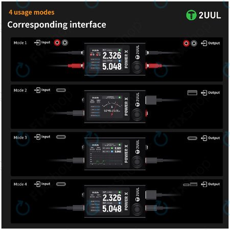 Testeur USB de tension et de courant (multimètre), 2UUL PW11
