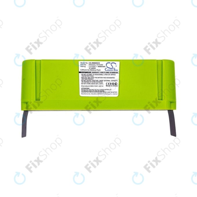 iRobot Roomba 600, 800, 900-series - Batterie 4502233, 4374392, 2130LI 14.4V 4000mAh HQ