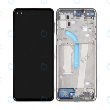 Motorola Moto G100 XT2125 - Écran LCD + Écran Tactile + Cadre (Gris Ardoise) TFT