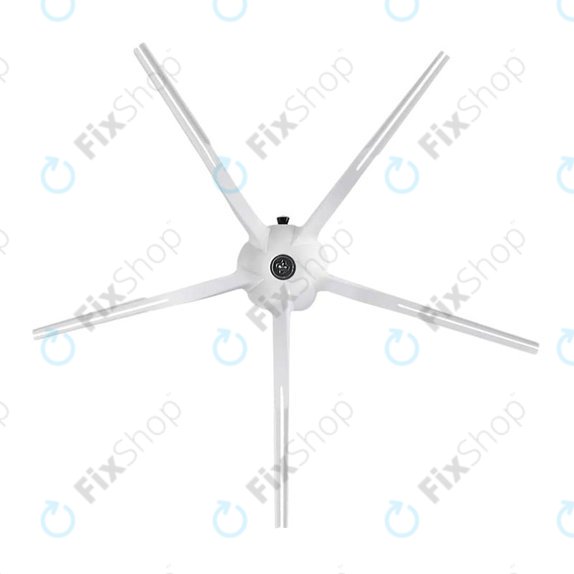 Kit de pièces de rechange pour Xiaomi Roborock S5 Max, S6, S6 MaxV, S6 Pure, Xiaowa E3 (1x Brosse principale, 2x Filtre, 2x Brosse latérale – blanche)
