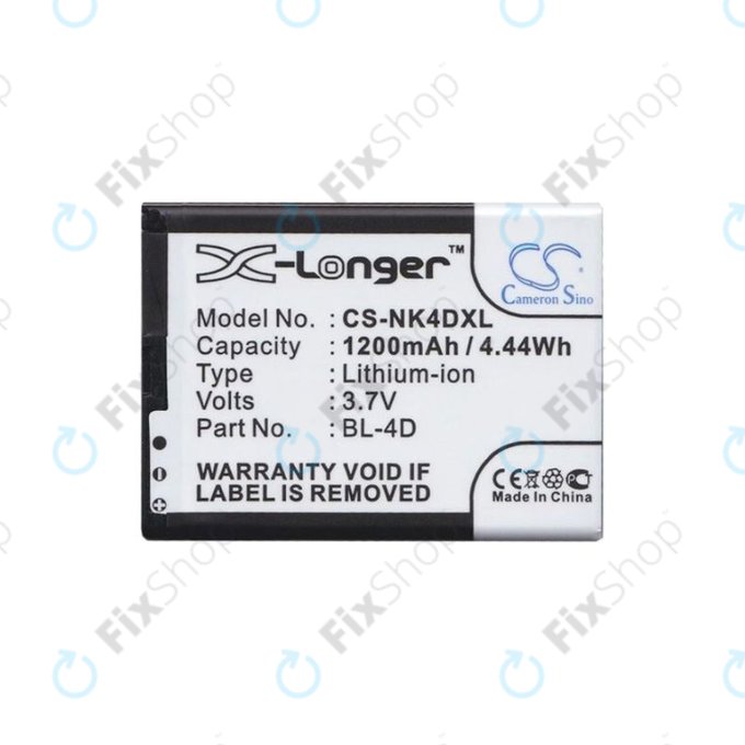 Nokia E5 - Batterie BL-4D 1200mAh QG