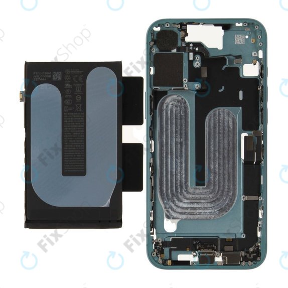 Cadre central avec batterie pour iPhone 16 Plus | Green | ZD076-00688 | Genuine Apple