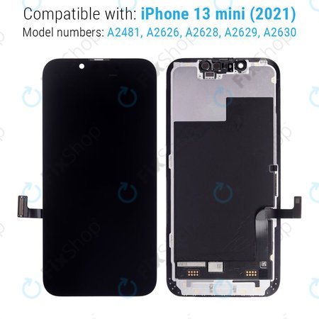 Apple iPhone 13 Mini - Écran LCD + Écran Tactile + Cadre Refurbished