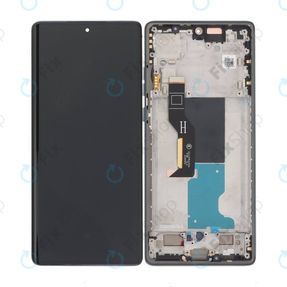 Motorola Edge 50 Fusion - Écran LCD + Écran tactile + Cadre (Forest Blue) TFT