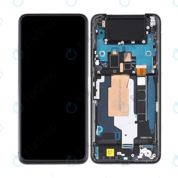 Asus ZenFone 7 Pro ZS671KS - Ecran LCD + Ecran Tactile + Cadre (Aurora Black) OLED