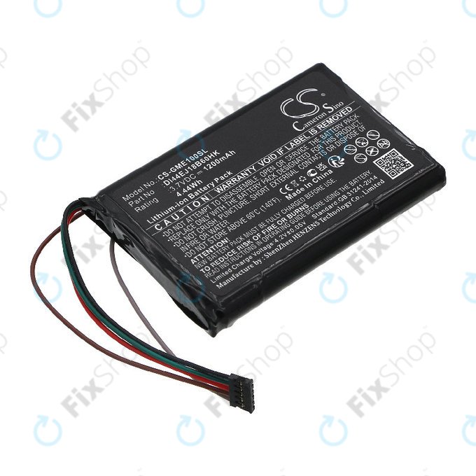 Batterie pour Garmin Edge 1000, Explore, 1200mAh, Li-ion, 3.7V, DI44EJ18B60HK, HQ