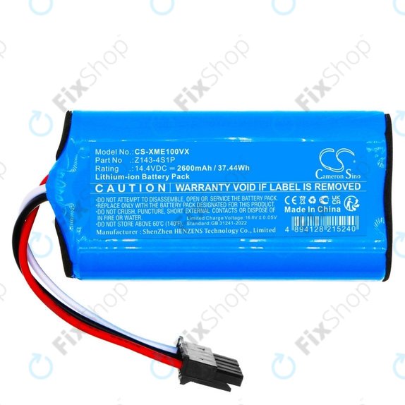 Xiaomi Robot Vacuum E5, E10, E10C - Batterie Z143-4S1P 14.4V Li-Ion 2600mAh HQ