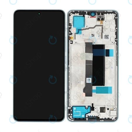 Xiaomi Redmi Note 13 Pro 5G 2312DRA50C - Écran LCD + Ecran Tactile + Cadre (Ocean Teal) - 5600010N1600 Genuine Service Pack