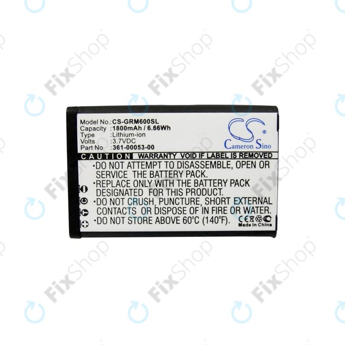 Batterie pour Garmin Alpha 200, Montana 600t Camo, 1800mAh, Li-Ion, 3.7V, 361-00053-00, HQ