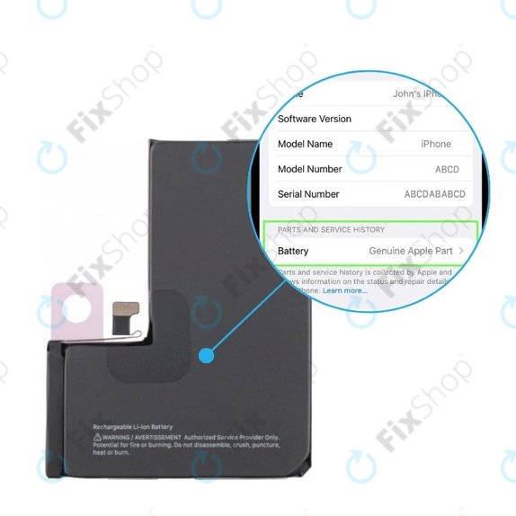 Baterije pour iPhone 14 Pro | 661-30382 | 3200mAh | Genuine Apple