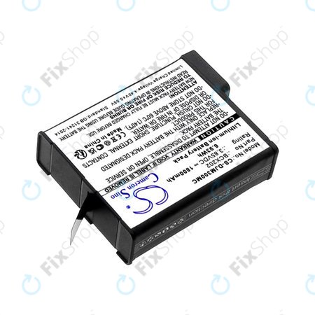 Batterie pour DJI Osmo Action 3, Action 4, 1800mAh, Li-Ion, 3.85V, BCX202, HQ