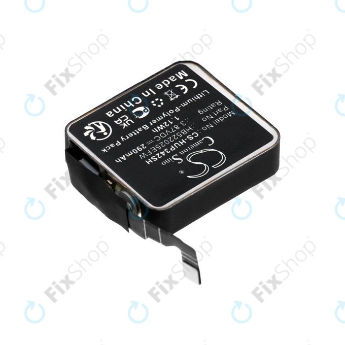 Batterie pour Huawei Watch GT3 42mm, Watch GT3 Pro 42mm, 290mAh, Li-Pol, 3.87V, HB522025EFW, HQ