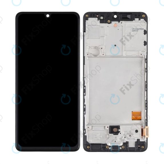 Samsung Galaxy A41 A415F - Écran LCD + Écran tactile + Cadre (Prism Crush Black) OLED