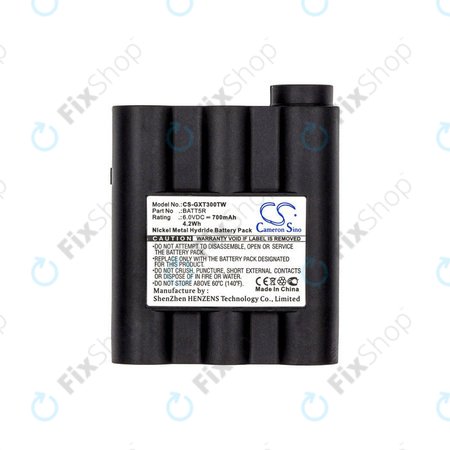 Batterie pour Alan G7, Midland GTX-series, 700mAh, Ni-MH, 6V, BATT5R, HQ