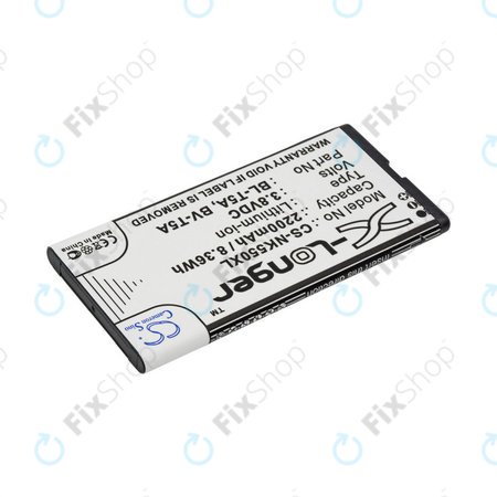 Batterie pour Nokia Lumia 730, 2200mAh, Li-Ion, 3.8V, BL-T5A, HQ