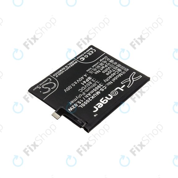 Batterie pour Xiaomi Mi 9T, Redmi K20, 3900mAh, Li-Pol, 3.85 V, BP41, HQ