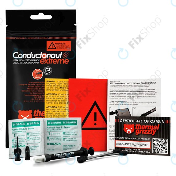 Métal liquide 1g, Thermal Grizzly Conductonaut