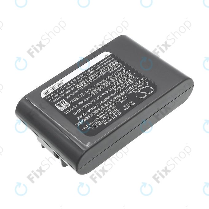Batterie pour Dyson DC31, DC34, DC35, DC44, 1500mAh, Li-Ion, 22.2V, 17083-2811, HQ