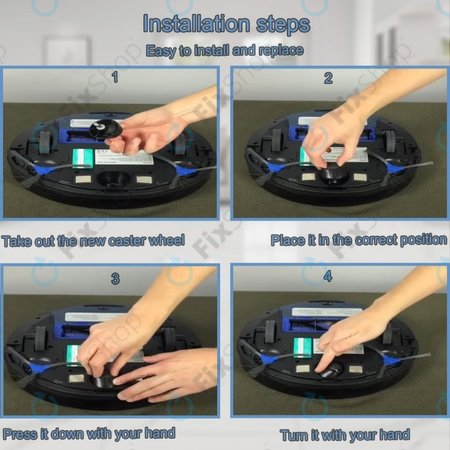 Eufy Robovac-series - Roue avant (Noir )