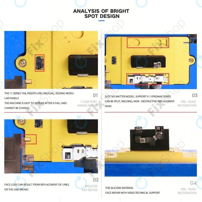 Wylie K85 - Plateforme de préchauffage pour la réparation de la carte mère iPhone X, XS, XS Max, 11, 11 Pro, 11 Pro Max