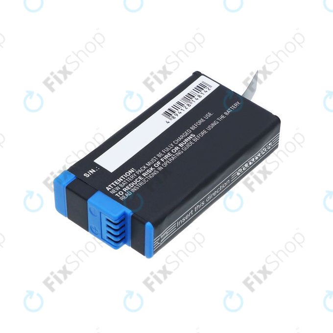 Batterie pour GoPro Max, Max 360, Acbat-001, 1400mAh, Li-Ion, 3.85V, SPCC1B, HQ