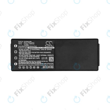 Batterie pour HBC Radiomatic BA, 2000mAh, Ni-MH, 6V, RHB1220KY, HQ