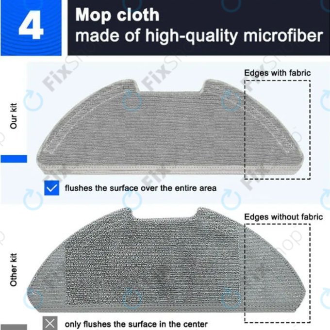 Kit complet pour Xiaomi Mi Robot Vacuum Mop 2 Pro, 2 Lite