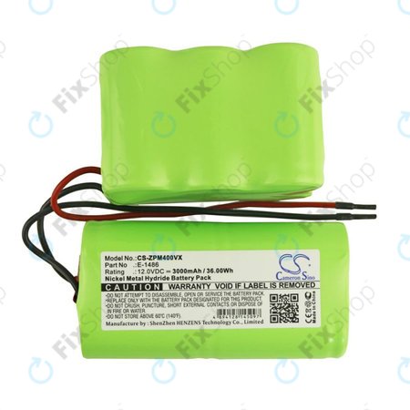 Batterie pour Zepter PWC 400 Turbohandy, 3000mAh, Ni-MH, 12V, E-1486, HQ