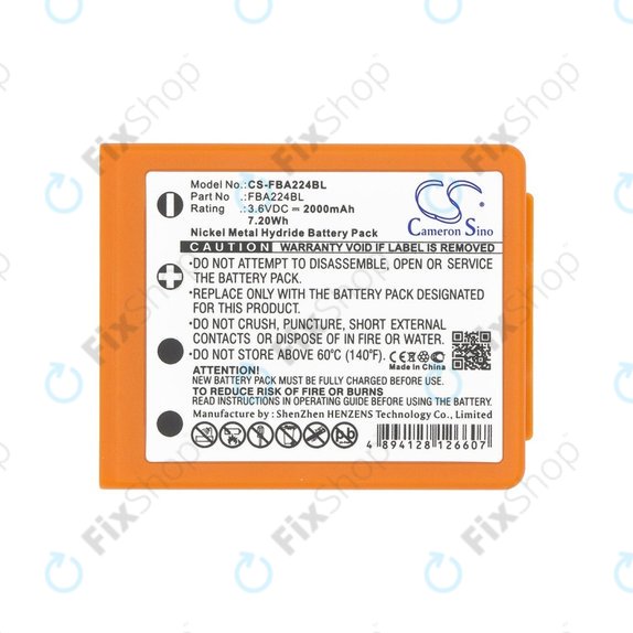 HBC Radiomatic Keynote, Linus 4, Micron 4, 5, 6, 7, Patrol D, Quadrix, Vector Pro - Batterie BA223000, BA223030, FUB6 2000mAh HQ