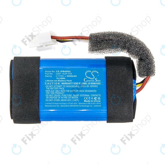 Batterie pour JBL Partybox Encore Essential, 5200mAh, Li-Ion, 3.7V, GSP-1S2P-F5A, HQ