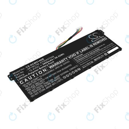 Batterie pour Acer ConceptD 3, Spin 5, Swift 3, 5, X, Travelmate Spin P4, 3800mAh, Li-Pol, 15.4V, AP18C7M, HQ