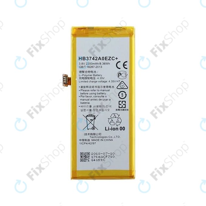Huawei P8 Lite ALE-L21, Y3 (2017) - Batterie HB3742A0EZC 2200mAh
