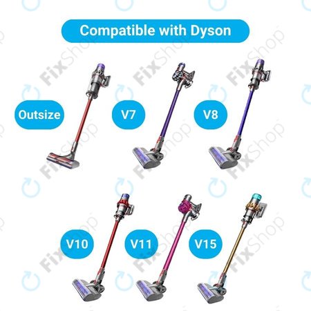 Dyson V-series, Outsize - Tete a double rouleau