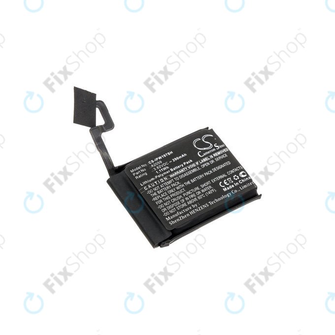 Batterie pour Apple Watch 4 44 mm, 290mAh, Li-Pol, 3.82 V, A2059, HQ