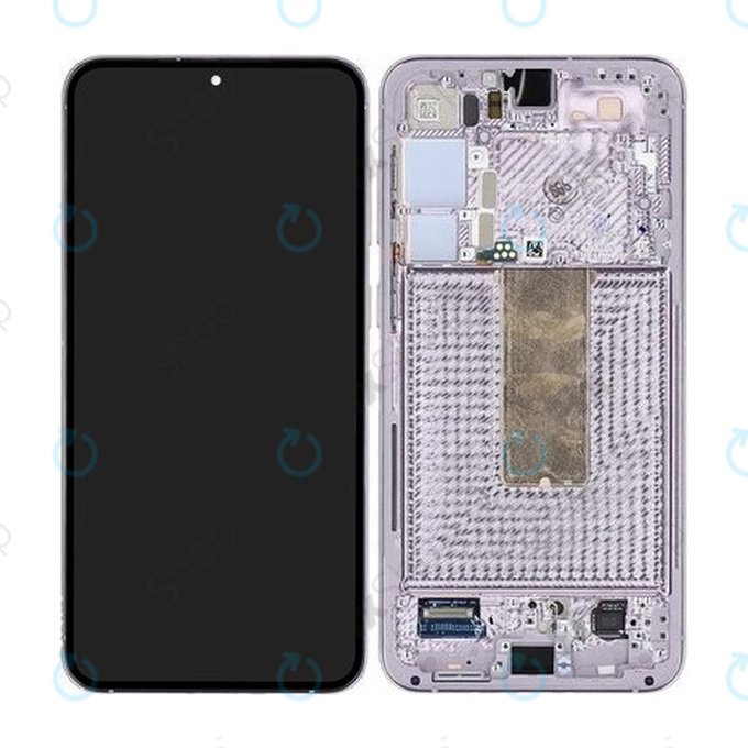 Samsung Galaxy S23 Plus S916B - Écran LCD + Écran Tactile + Cadre (Lavender) - GH82-30478D, GH82-30476D, GH82-30477D Genuine Service Pack
