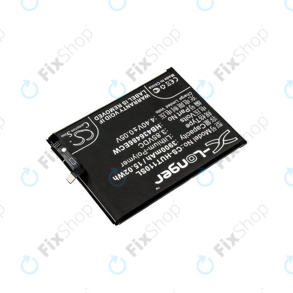 Batterie pour Huawei Mate 10 Lite, Honor View 20, 3900mAh, Li-Pol, 3.85 V, HB436486ECW, HQ