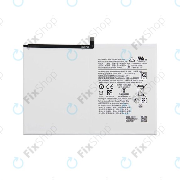Samsung Galaxy Tab A8 10.5 SM-X200, SM-X205 - Batterie HQ-6300NA 7040mAh