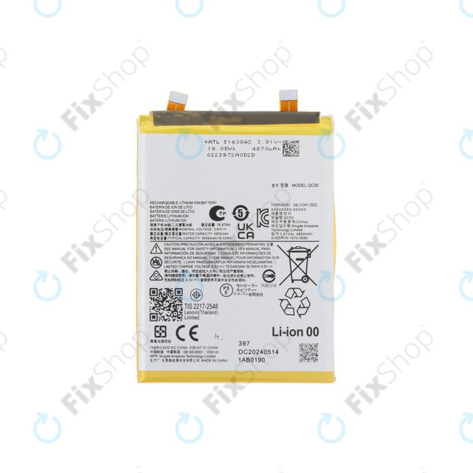 Motorola Edge 50 Fusion, Edge (2024) - Batterie QC50 5000mAh