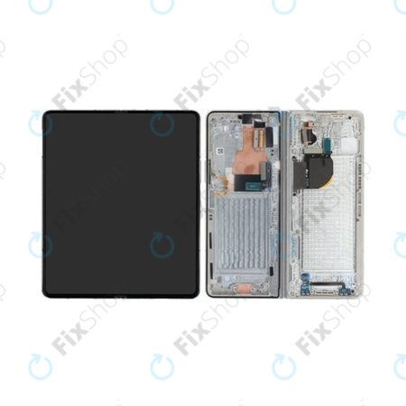Samsung Galaxy Z Fold 5 F946B - Écran LCD + Ecran Tactile + Cadre (Cream) - GH82-31842B Genuine Service Pack