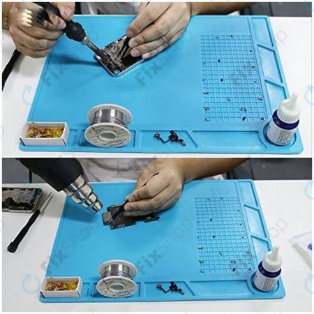 ESD Coussinet en silicone antistatique résistant à la chaleur - 35 x 25 cm