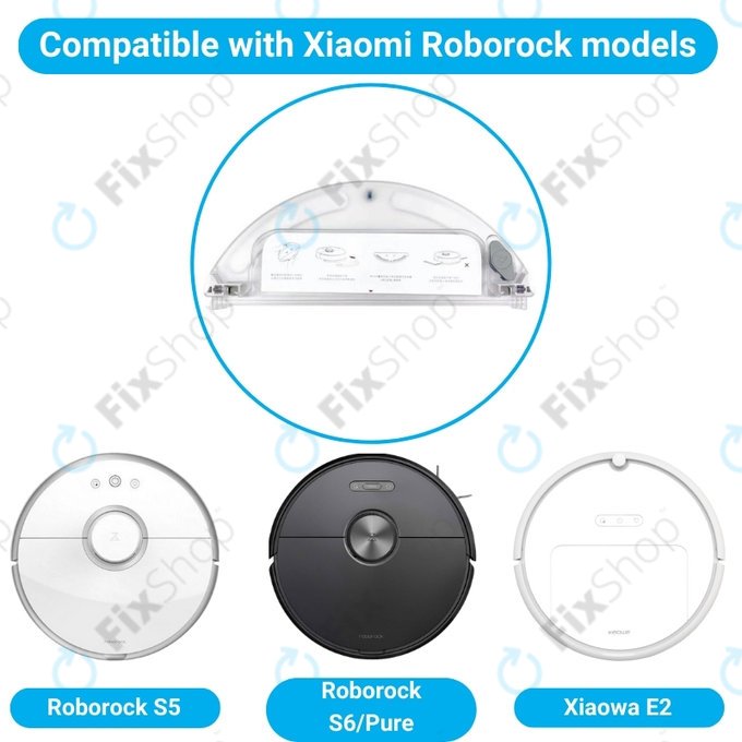 Xiaomi Roborock S5, S6, S6 Pure, Mijia 1S, Xiaowa E2 - Réservoir d'eau
