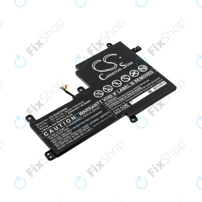 Batterie pour Asus VivoBook S15, X530, 3550mAh, Li-Ion, 11.52V, B31N1729, HQ