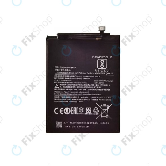 Xiaomi Redmi Note 7, Note 7 Pro - Batterie BN4A 4000mAh