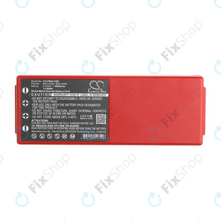Batterie pour HBC Radiomatic Spectrum, 2000mAh, Ni-MH, 6V, BA214061, HQ