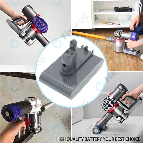 Batterie pour Dyson DC31, DC34, DC35, DC44, DC45, DC56, 1500mAh, Li-Ion, 22.2V, 965557-03, HQ