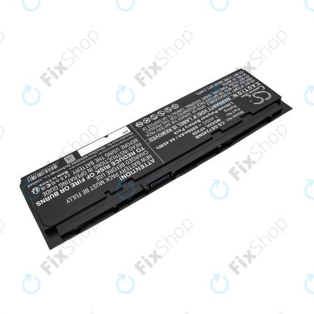 Batterie pour Dell Latitude E7240, 7250, 12, 6000mAh, Li-Pol, 7.4V, VFV59, HQ