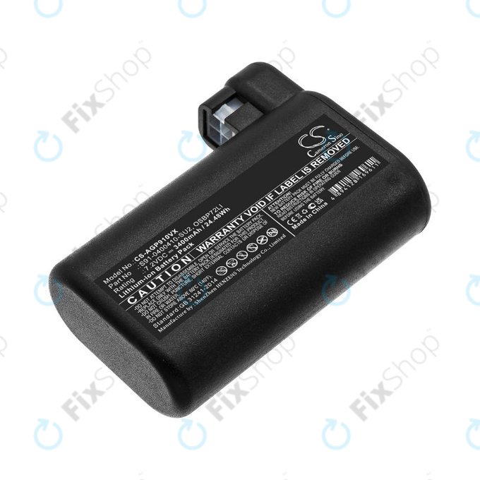 AEG série RX, Electrolux E, série P - Batterie S91-0400410-SU2, OSBP72LI, OSBP72LI25 3400mAh HQ
